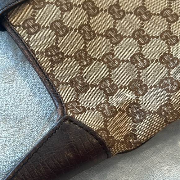 Gucci GG monogram web hobo shoulder bag. - Picture 8 of 10